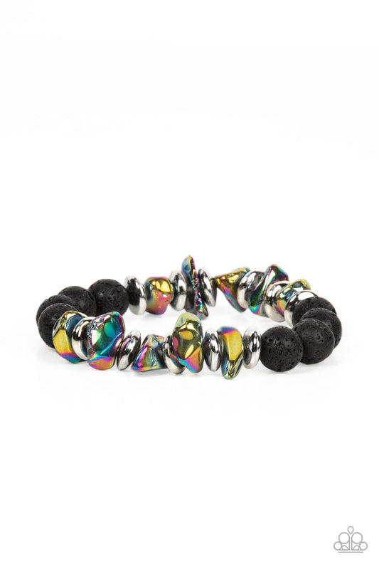 Paparazzi Bracelet ~ Volcanic Vacay - Multi