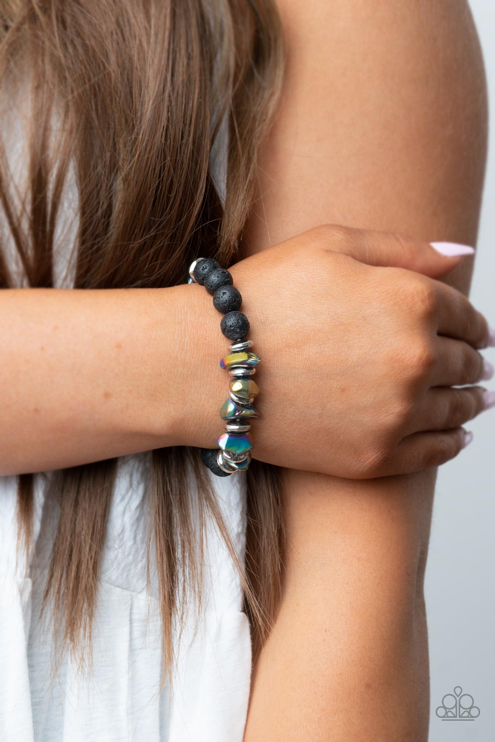 Paparazzi Bracelet ~ Volcanic Vacay - Multi